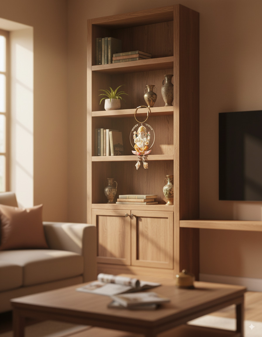 Hand-Painted Lord Ganesha Car Hanging Accessory for Rear View Mirror - Image 2