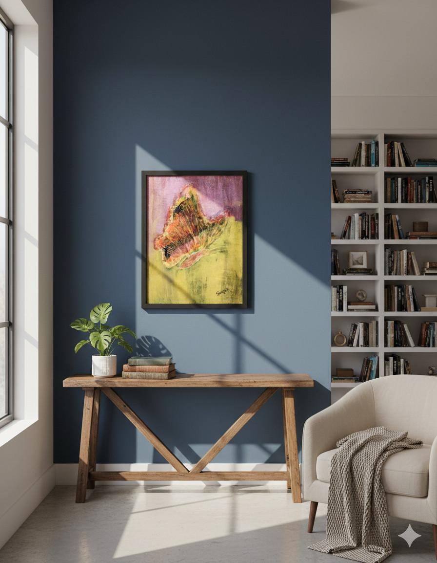 Vibrant Flight - Original Canvas Abstract Butterfly Painting - Image 3