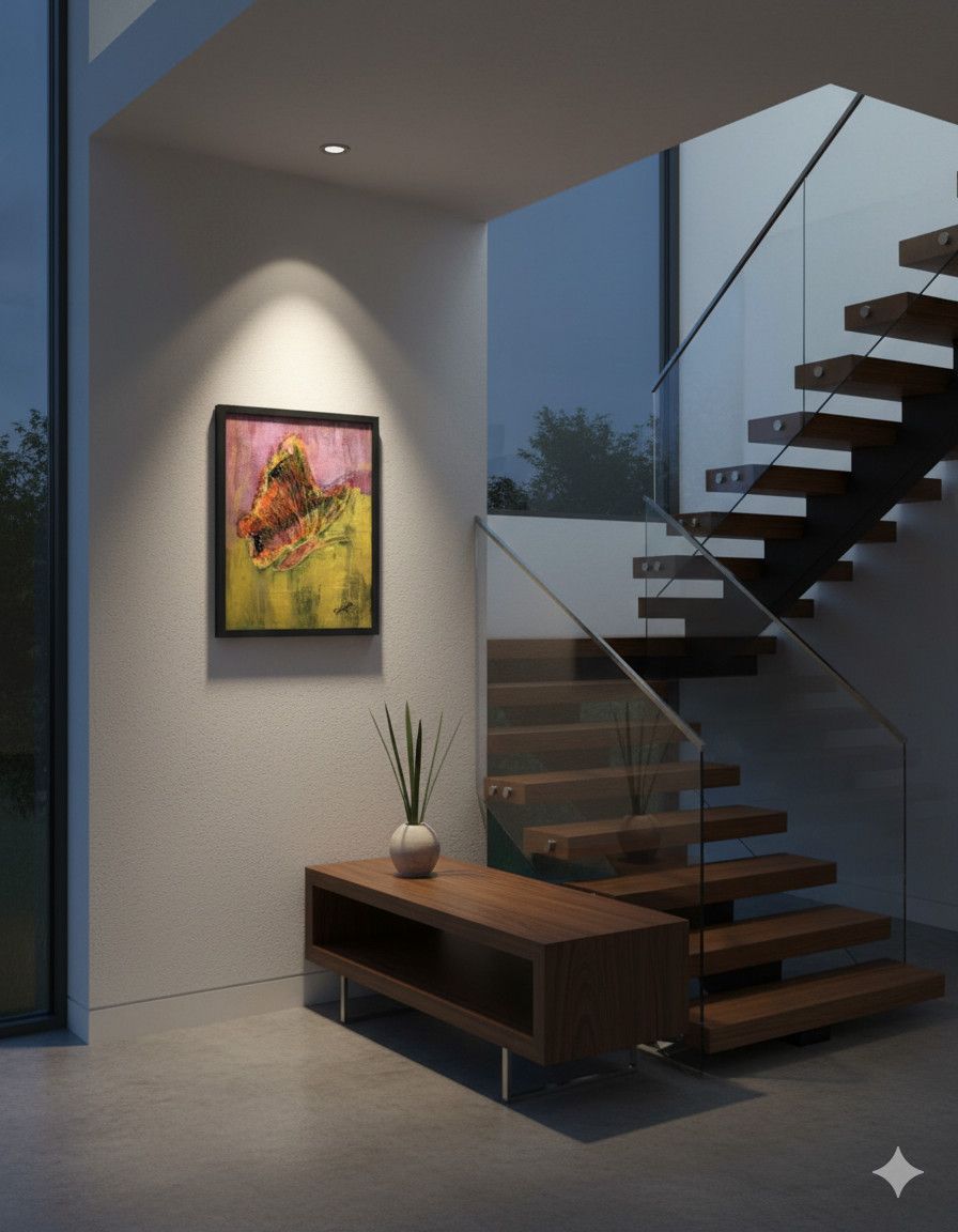 Vibrant Flight - Original Canvas Abstract Butterfly Painting - Image 5